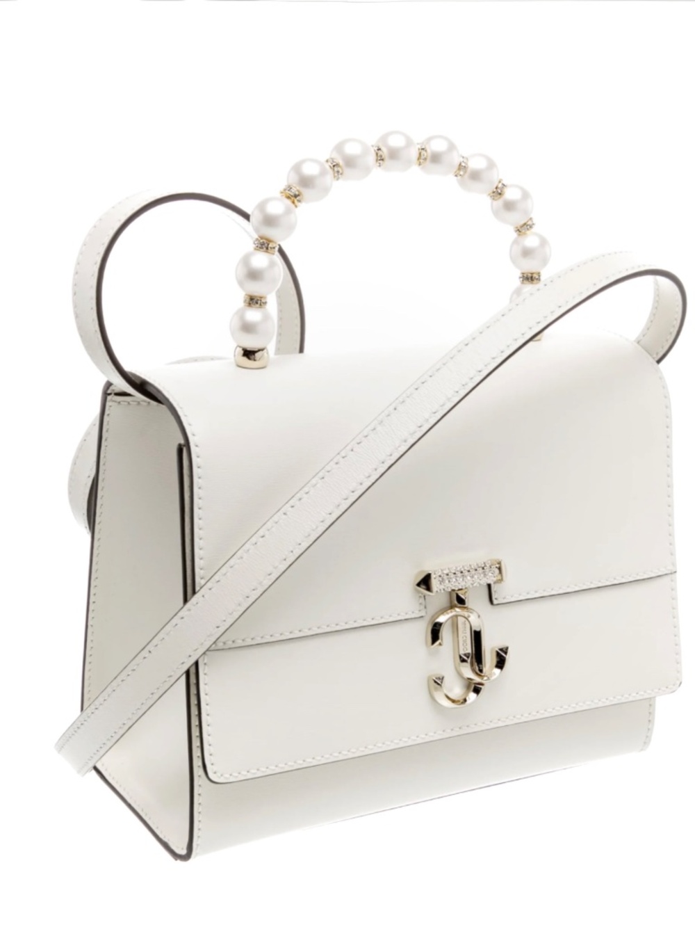Jimmy Choo Small Avenue Leather Tote Bag / Shoulder Bag NEW
